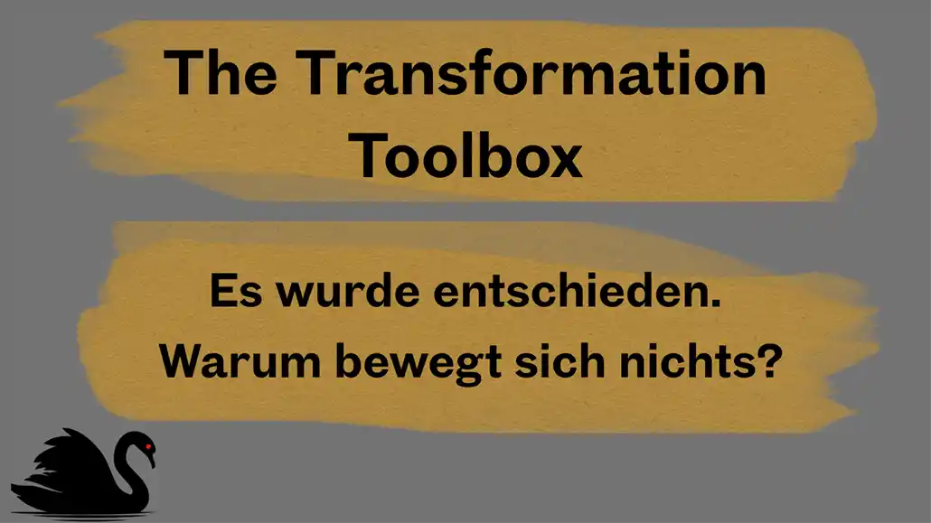 Entscheidungen Es wurde entschieden. Warum bewegt sich nichts?