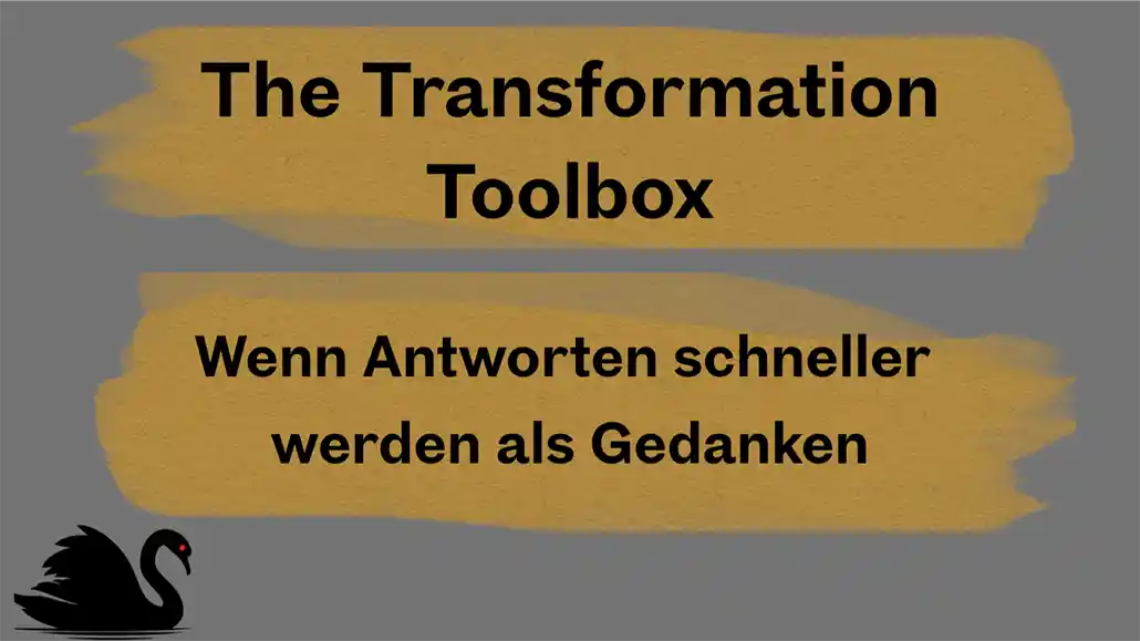 Plausibel ist das neue wahr The Transformation Toolbox - Wenn Antworten schneller werden als Gedanken